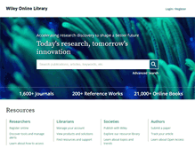 Tablet Screenshot of blackwellreference.com